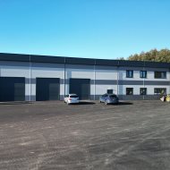 Nowoczesny magazyn z biurami - Wolframowa 12